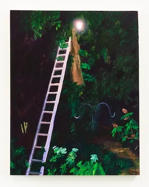 Kelsey Shwetz '22, 'The Sun it Has Passed,' (14 x 11 inches, oil on panel, 2023)