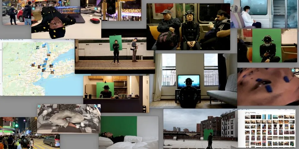 image collage of Lau Wai's art