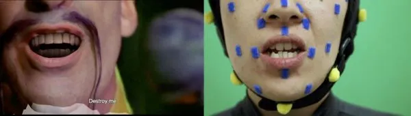 work from 'I am invincible….on the screen/False motion tracking' by Lau Wai