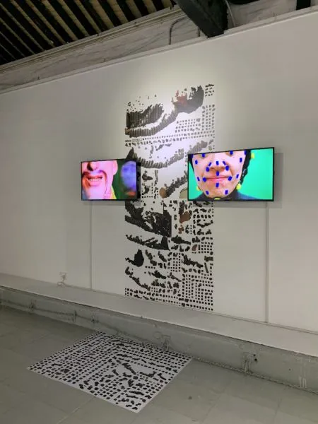 work from 'I am invincible….on the screen/False motion tracking' by Lau Wai