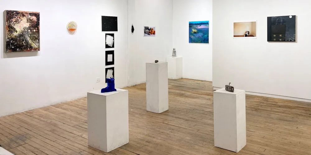 Exhibit of visual art in multiple mediums