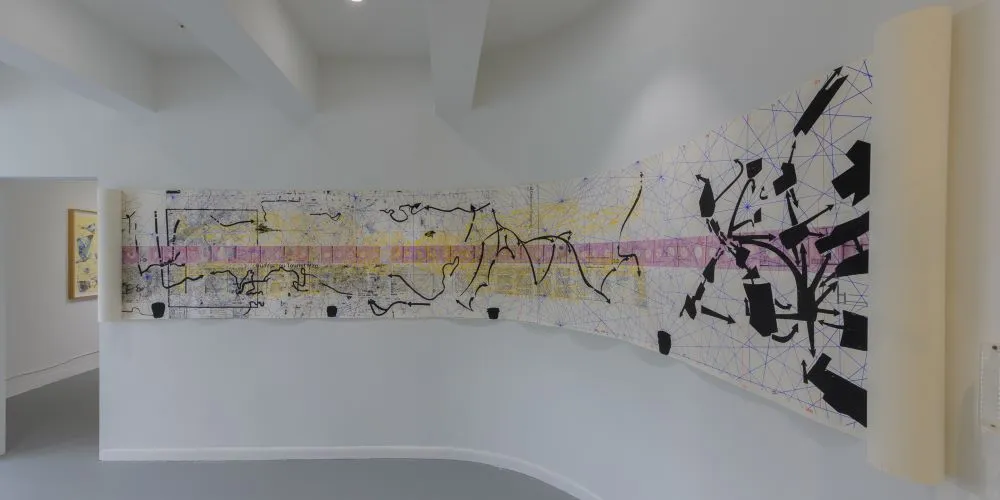 abstract art installation