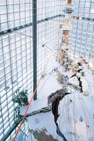 Still from Sarah Sze exhibit