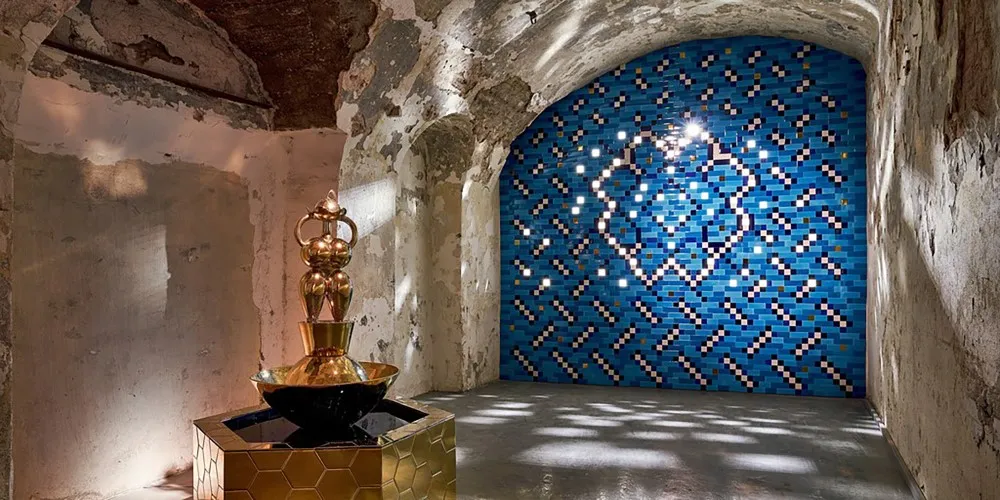 Installation view, The Source, 2018, Istanbul. Photo by: Serkan Eldeleklioğlu