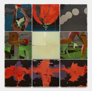 panels of oil paintings