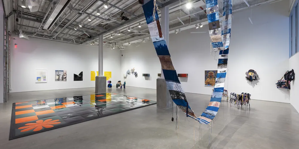 Installation view, 'B-side: (Broken) Memory and Remix' at The Bric House Gallery