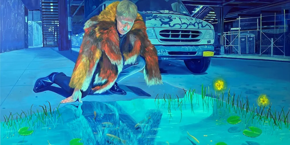 Linus Borgo '22, 'Narcissus at the Halsey Street Oasis' 