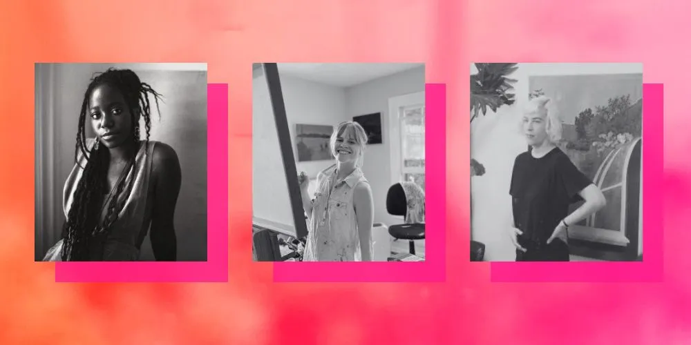 Headshots of Laurena Finéus, Annika Tucksmith, and Kelsey Shwetz