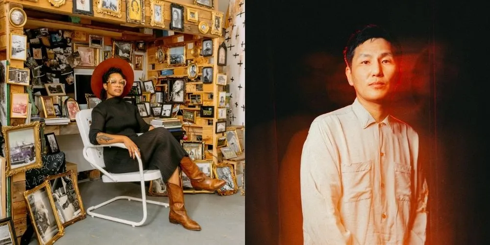 Left to right: Allison Janae Hamilton '17 (Photo by DeSean McClinton-Holland. Courtesy of the artist.); Tenzin Phuntsog '06 (Photo by Arin Sang-urai. Courtesy of Film at Lincoln Center.)