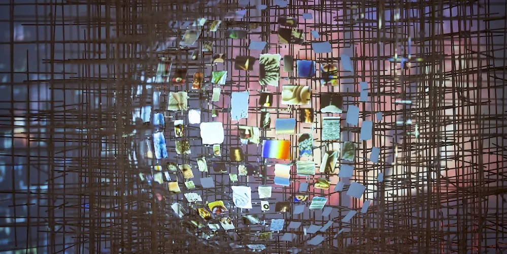 Work in progress by Sarah Sze, 2022. © Sarah Sze. Photo: Courtesy Sarah Sze Studio