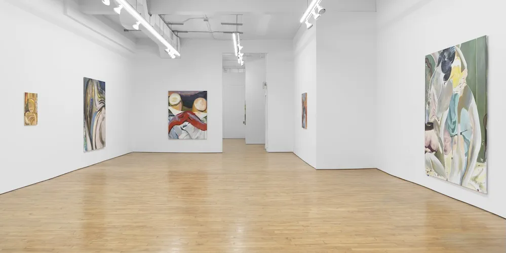 Molly Lowe installation at Marinaro Gallery, New York.