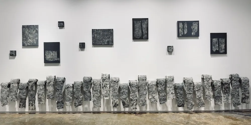 'Scab' artwork, installation view