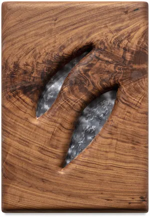 aluminum engraving in wooden frame