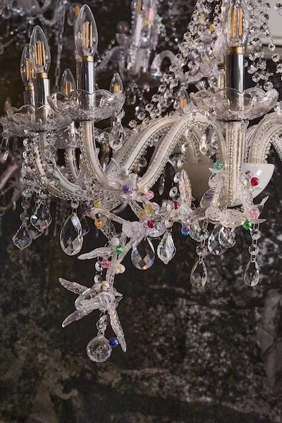 Detail of chandelier.