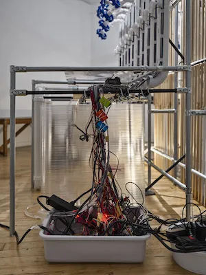 Artwork by Yehwan Song '26, titled 'The Other Internet.'