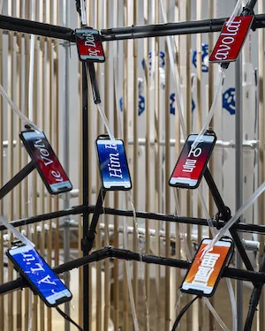 Artwork by Yehwan Song '26, titled 'The Other Internet.'