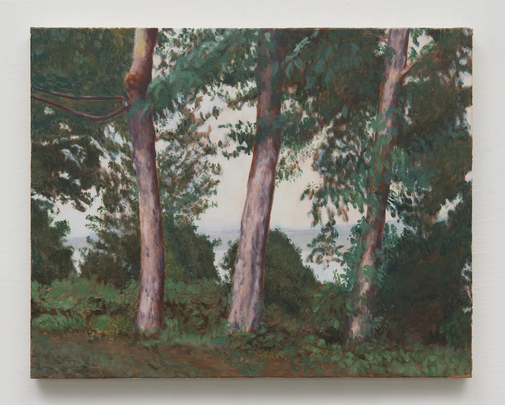 Painting of three trees. 