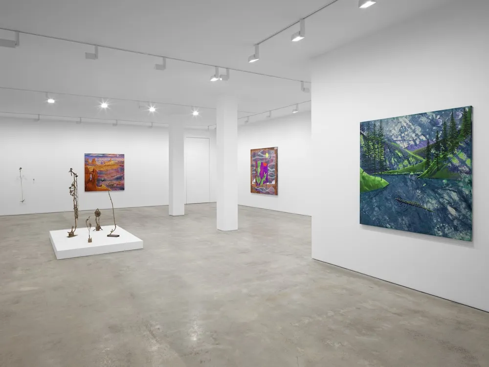 artwork on display in a gallery