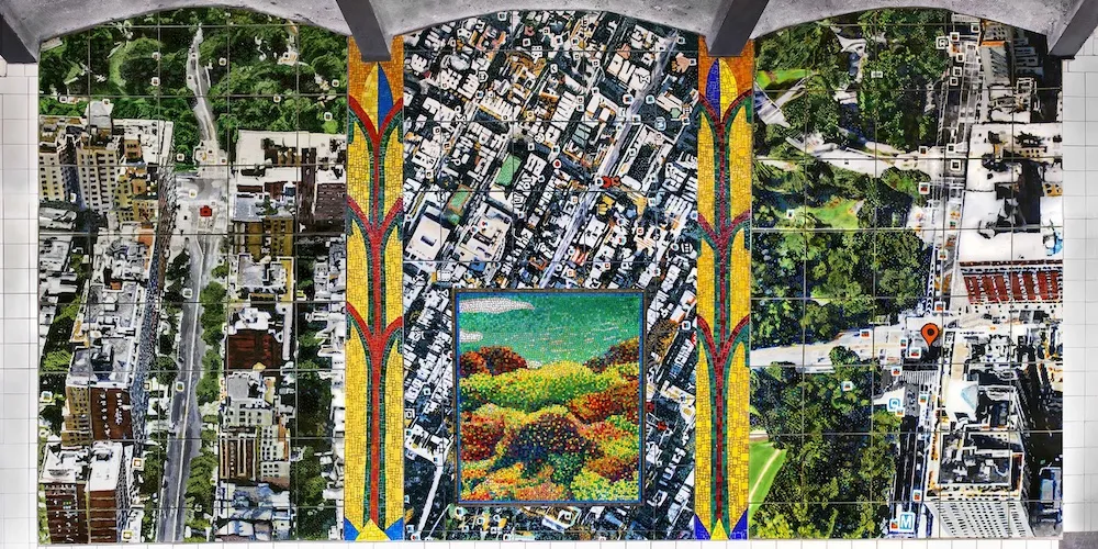 Mosaic artwork by Joyce Kozloff
