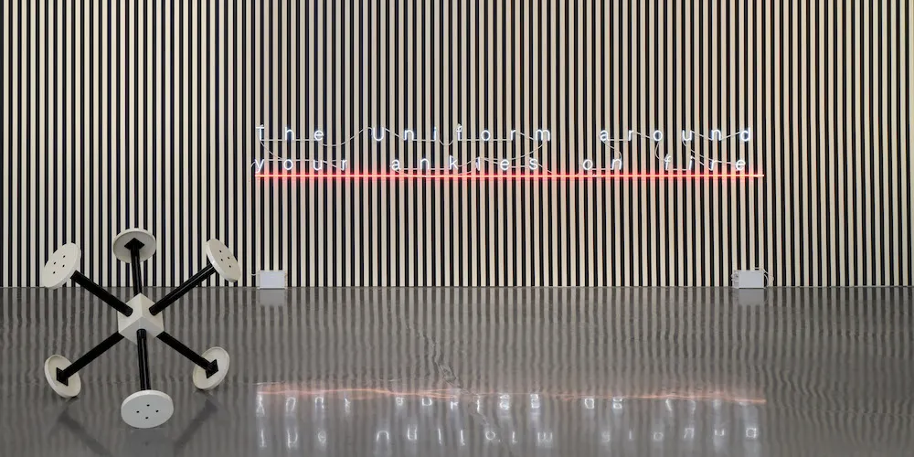 artwork on display in a gallery