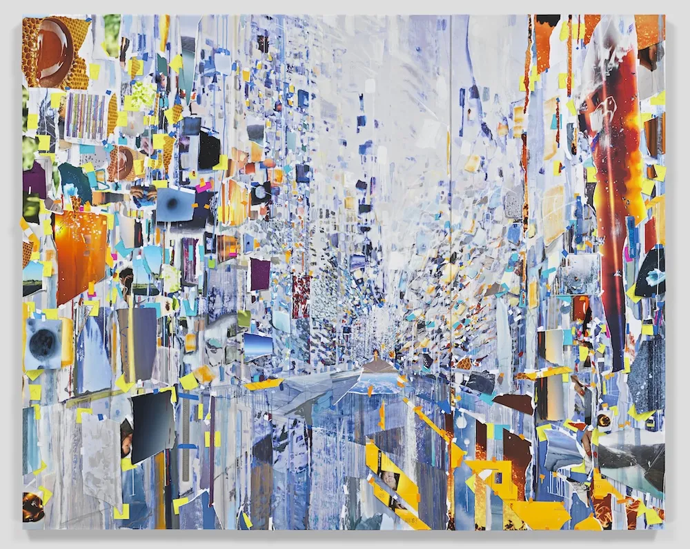 painting on display in a gallery