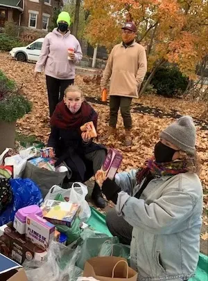 University Rosedale NDP Food Drive, November 2020