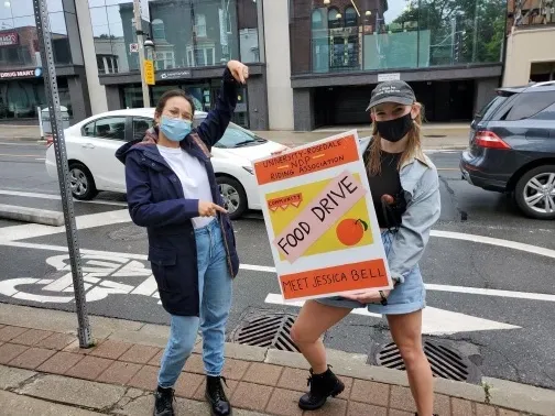 University Rosedale NDP Food Drive, July 2021