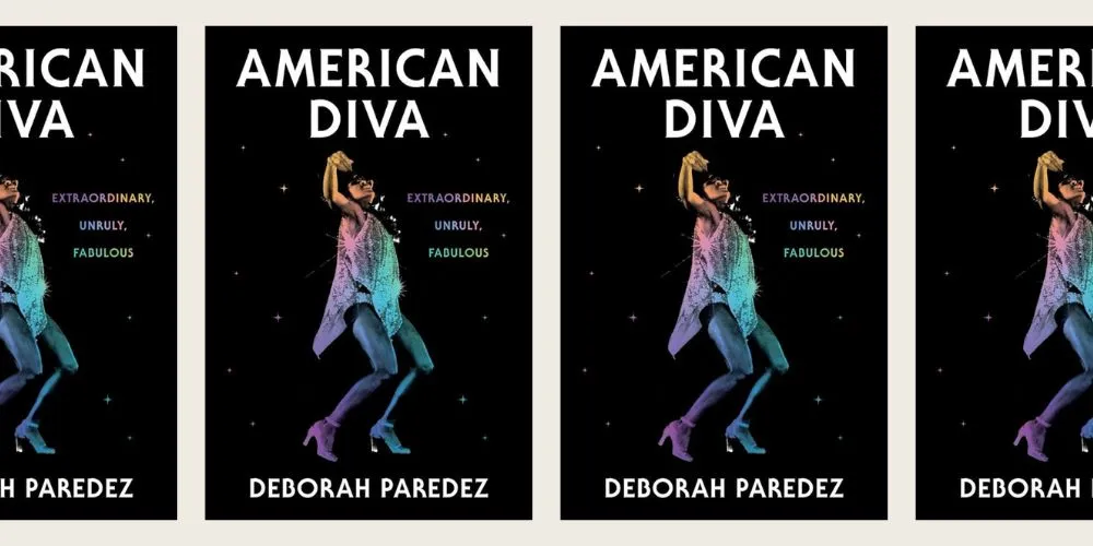 collage of book cover "american diva"