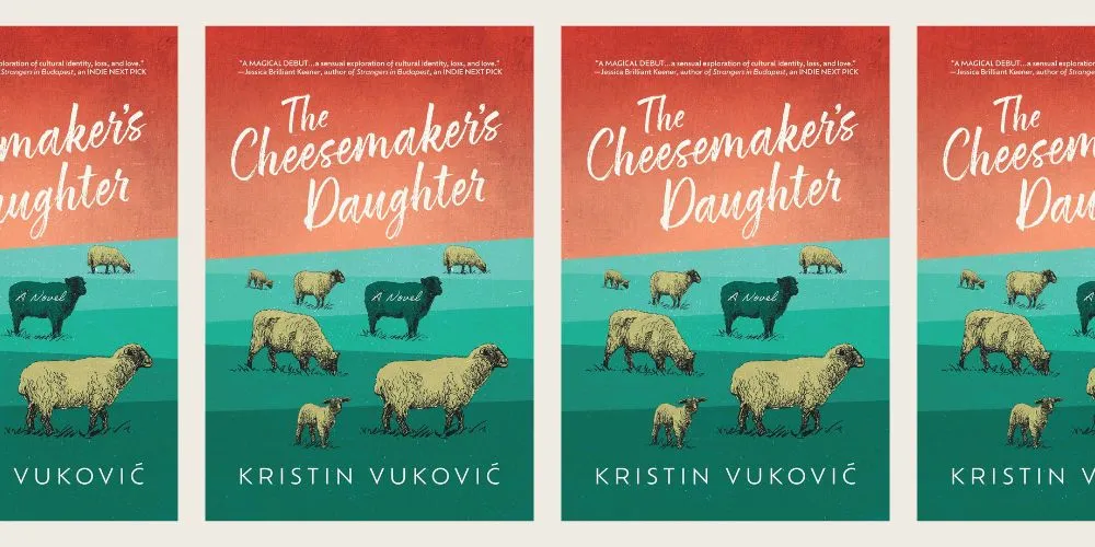 Image of book cover with sheep in a field.