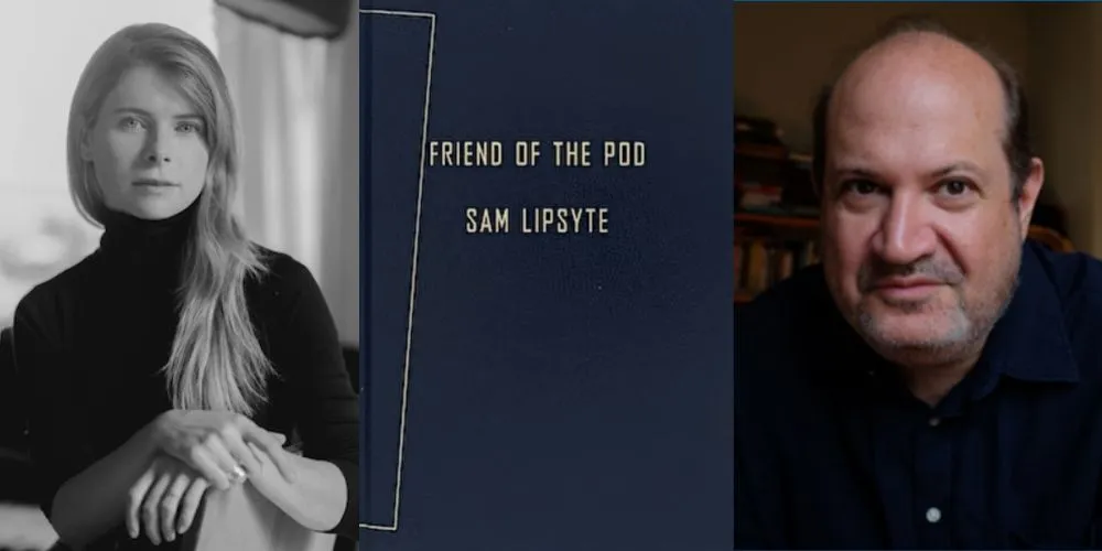 Headshots of Emma Cline (left); Sam Lipsyte (right)