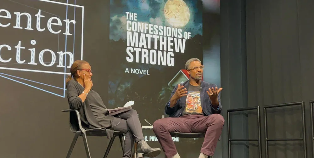 Still from book talk with Ousmane K. Power-Greene