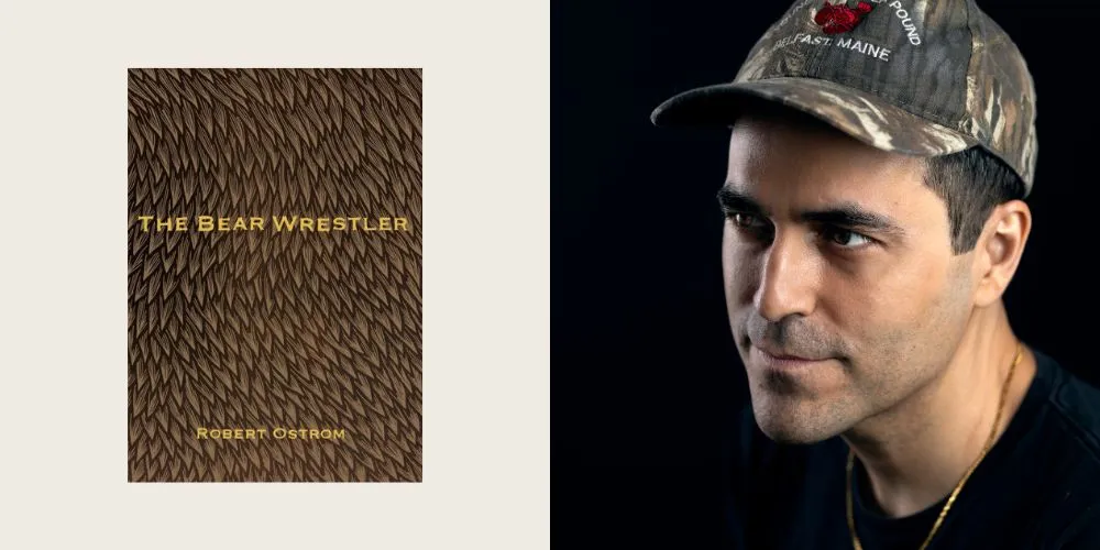 Book cover and author headshot. 