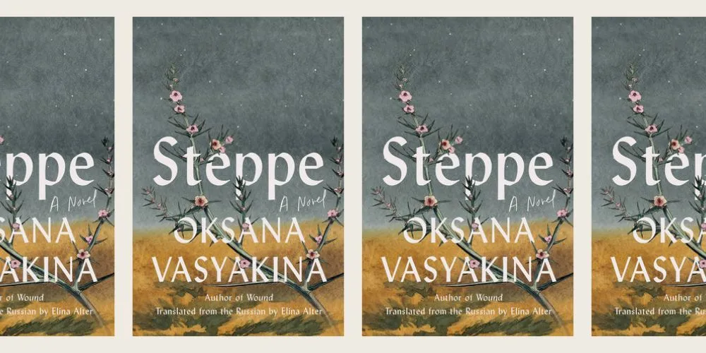 book cover for 'Steppe'