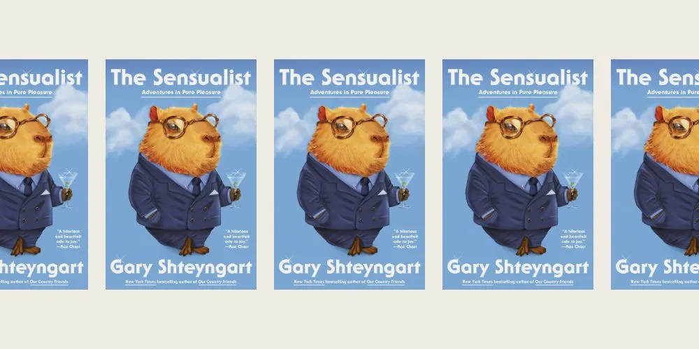 Book cover of  Gary Shteyngart's 'The Sensualist.'