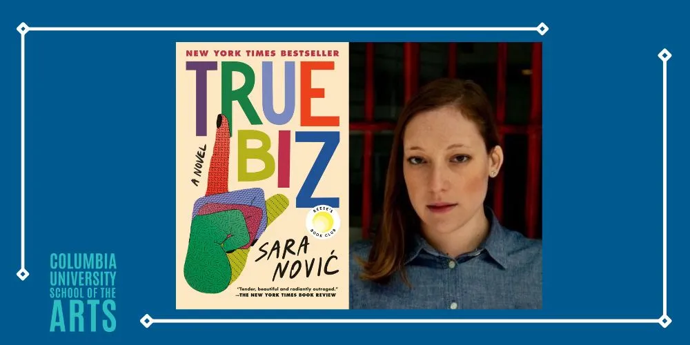 True Biz cover; Sara Nović headshot