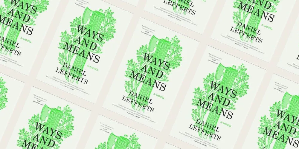 Collage of book cover "Ways and Means" 