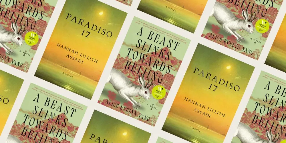 book covers for 'Paradiso 17' and 'A Beast Slinks Towards Beijing'