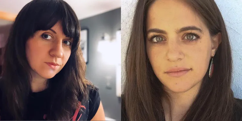 (left) Raluca Albu '18, (right) Sasha von Oldershausen '19