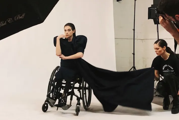 Bri Scalesse at photoshoot