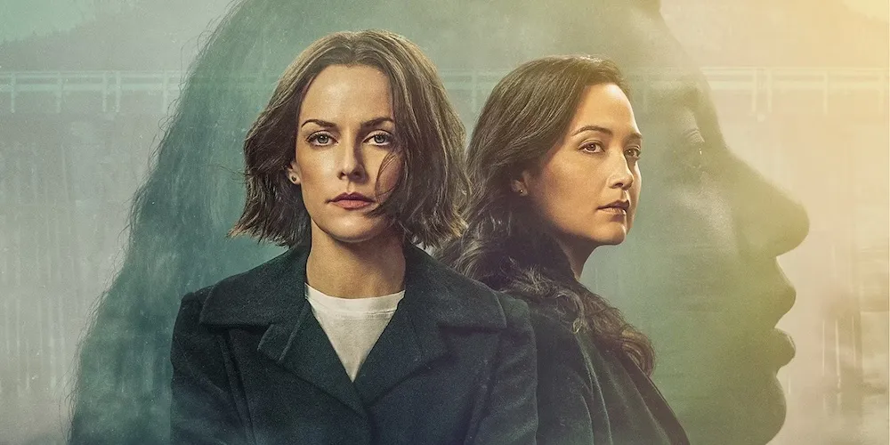 Promotional image from 'Under the Bridge,' two women