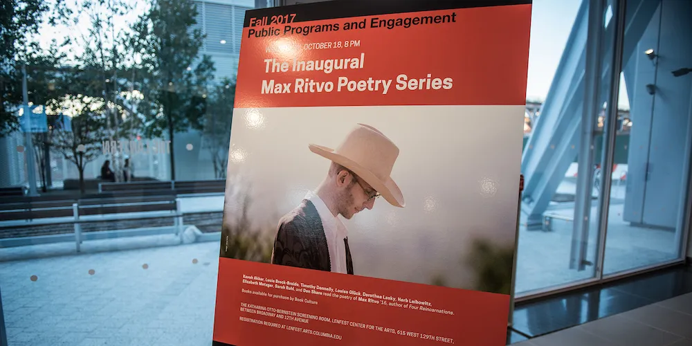 Max Ritvo poster