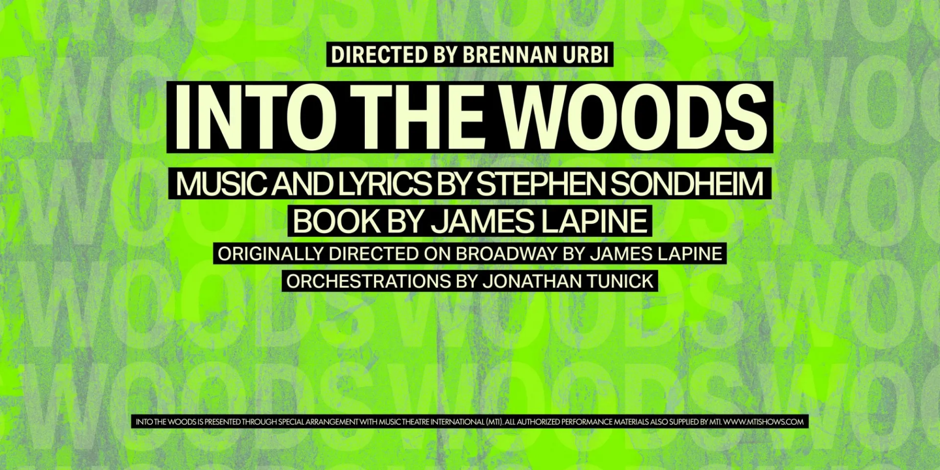 Show details against green background