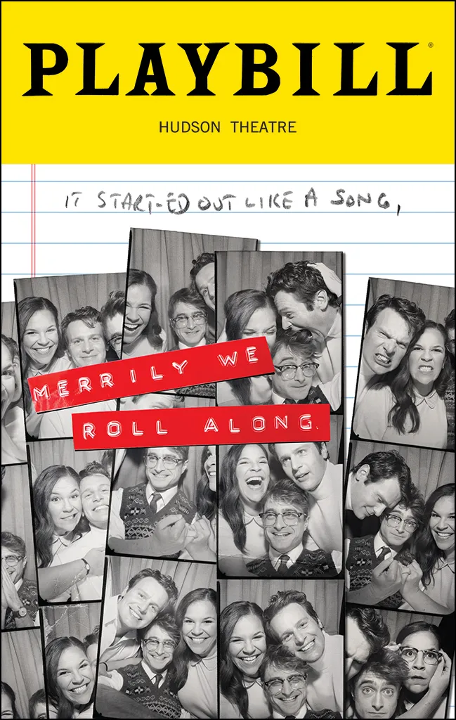 'Merrily We Roll Along' Playbill