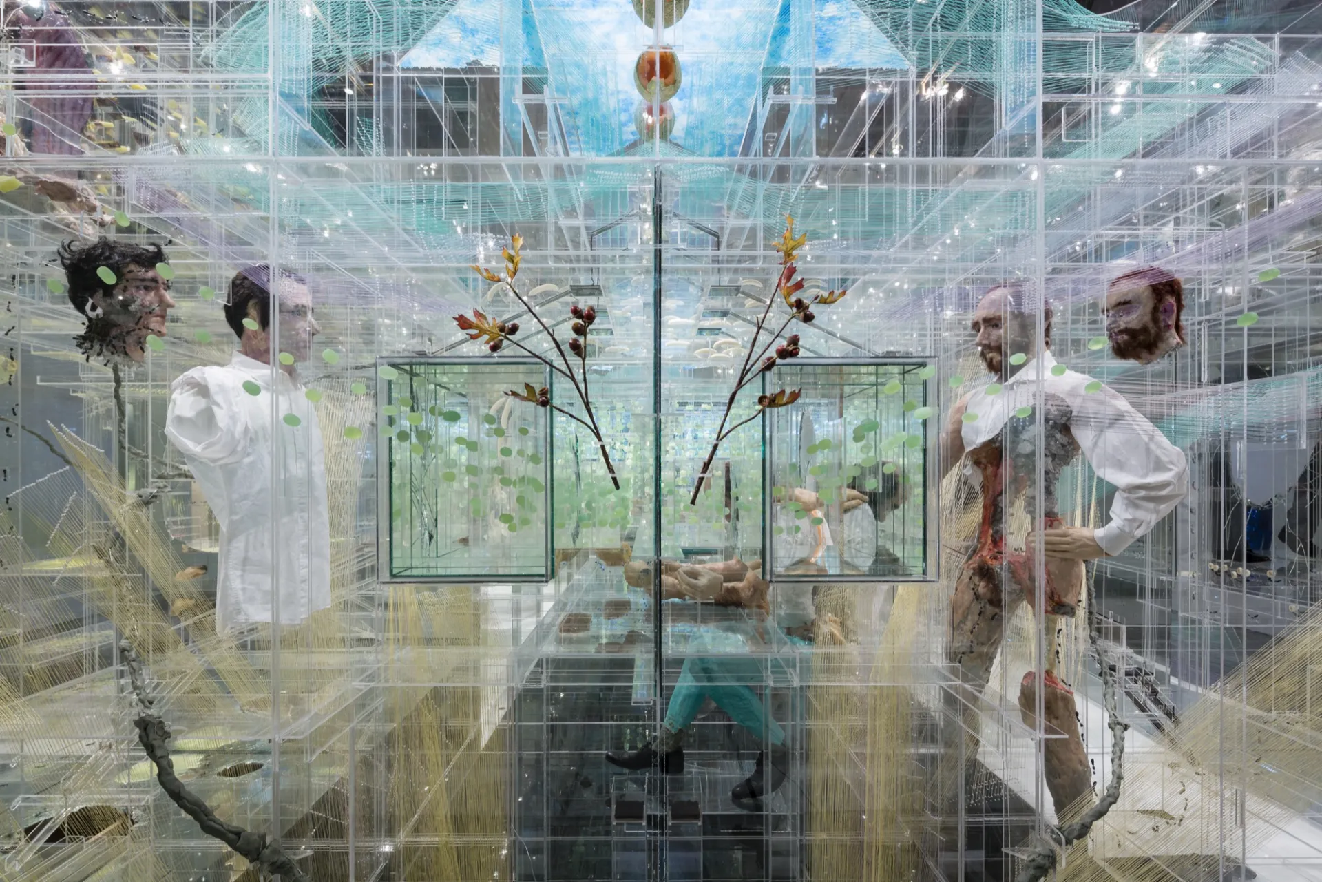 The Flux and the Puddle, 2014 (detail), photo by James Ewing, Courtesy Andrea Rosen Gallery, New York.