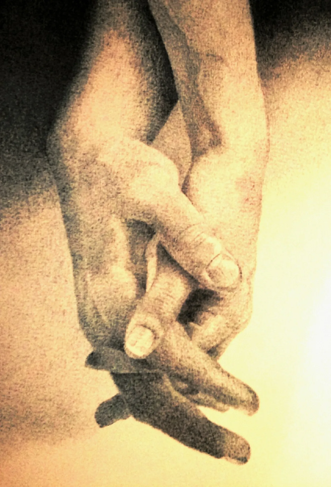 drawing of 2 hands