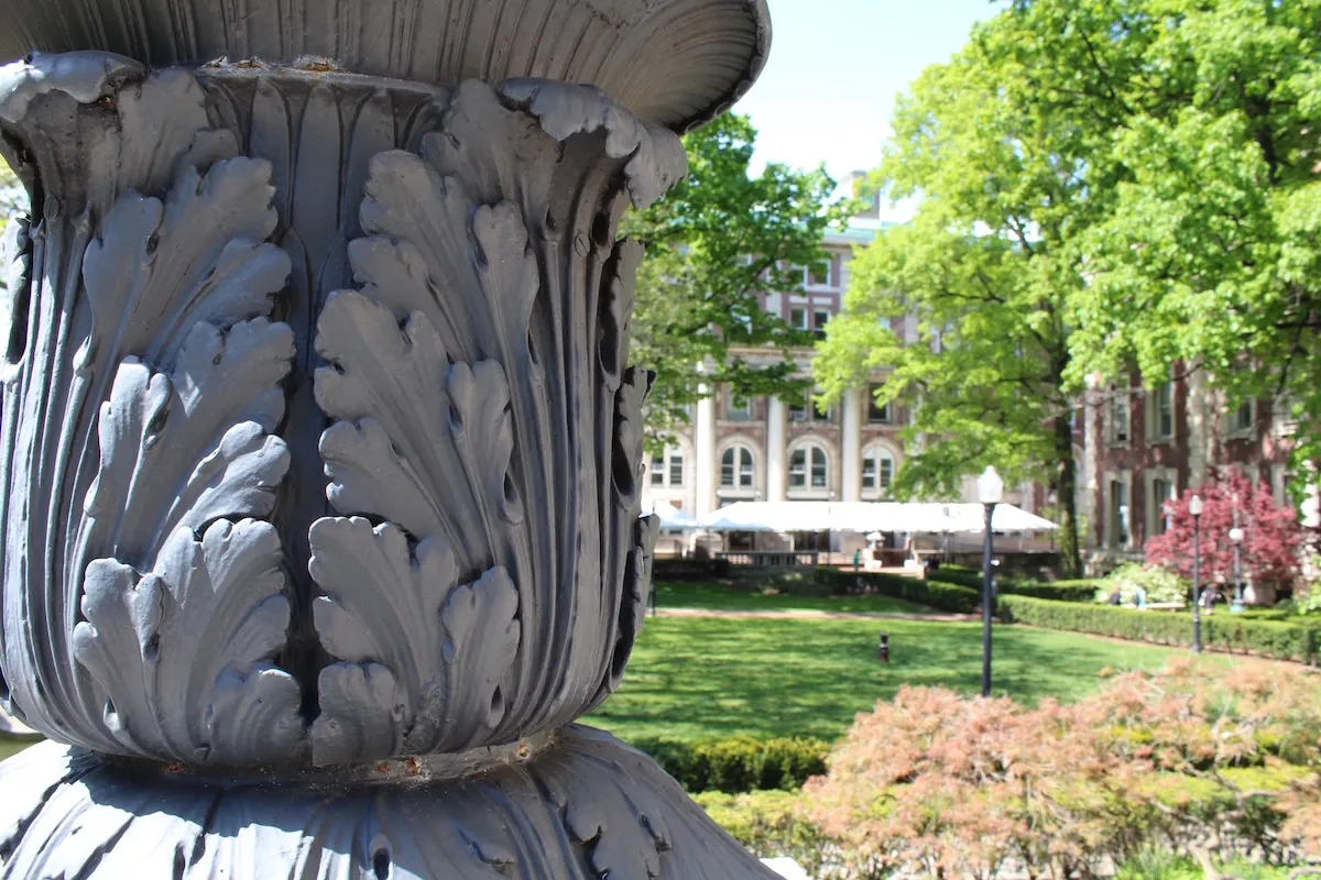 Outside Butler Library