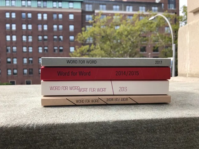 Word for Word anthologies