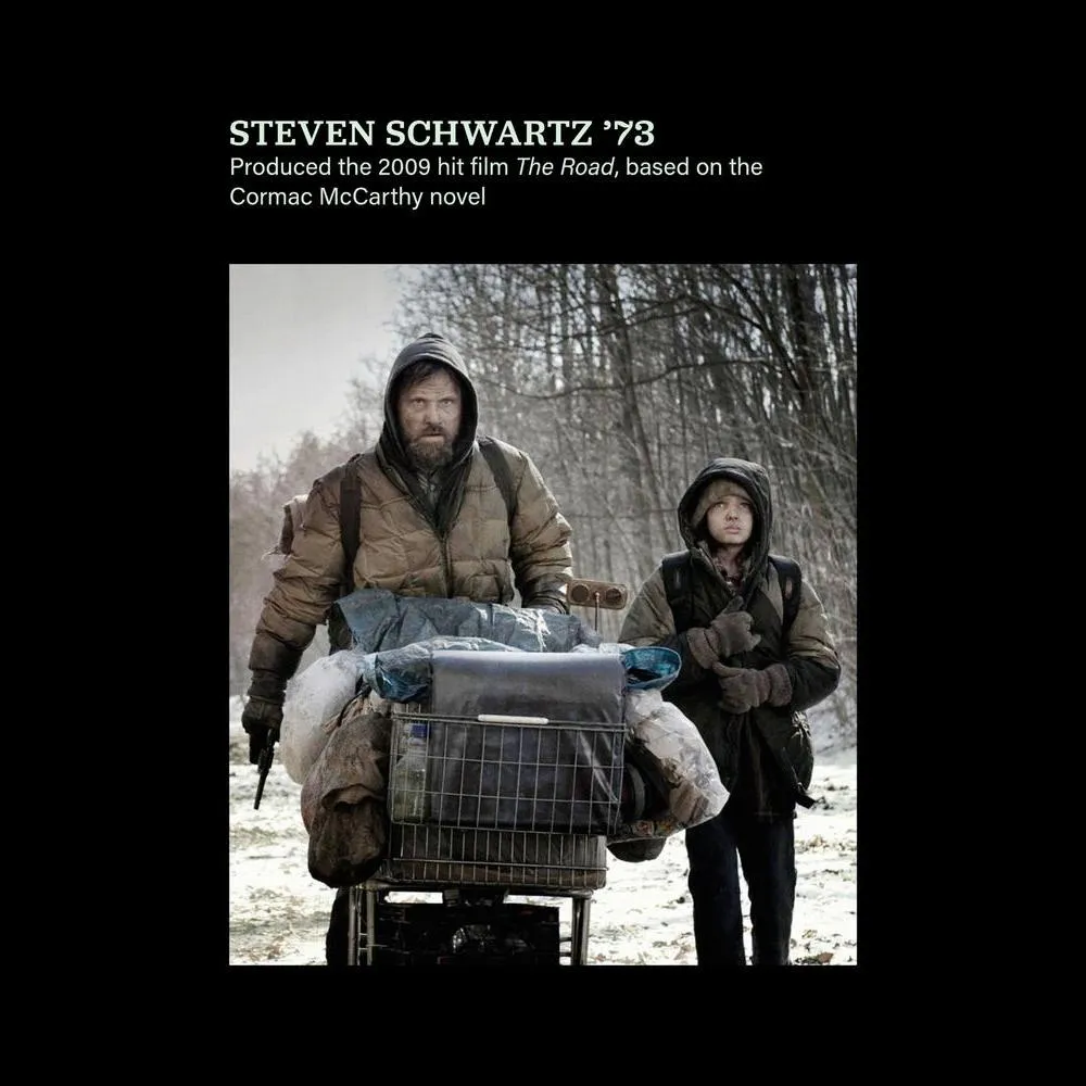 Steven Schwartz '73, producer of 2009 film, The Road