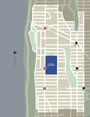 Map of the route