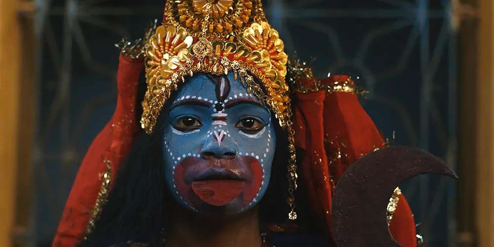 a person in traditional garb